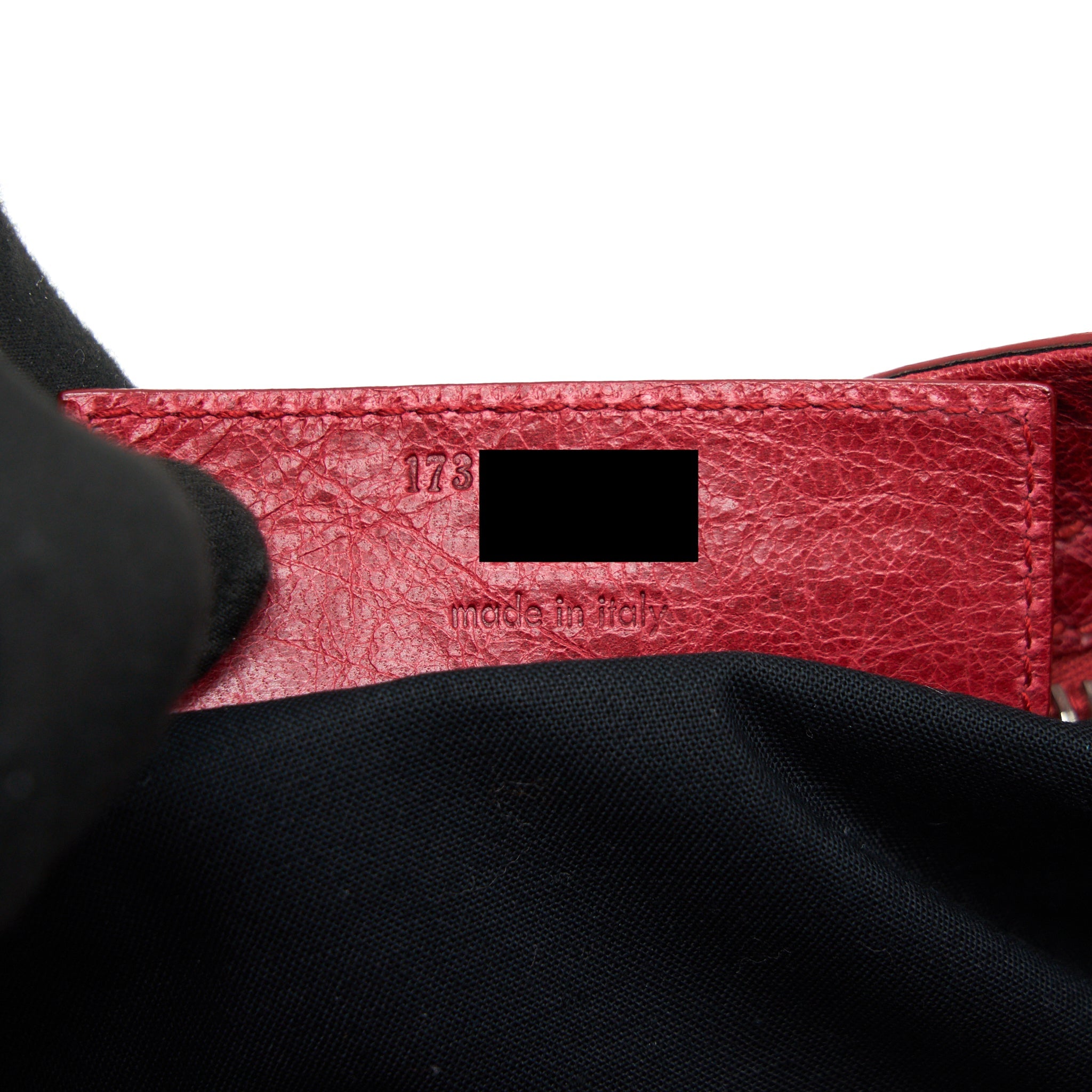 BALENCIAGA GIANT CITY BAG RED SHW