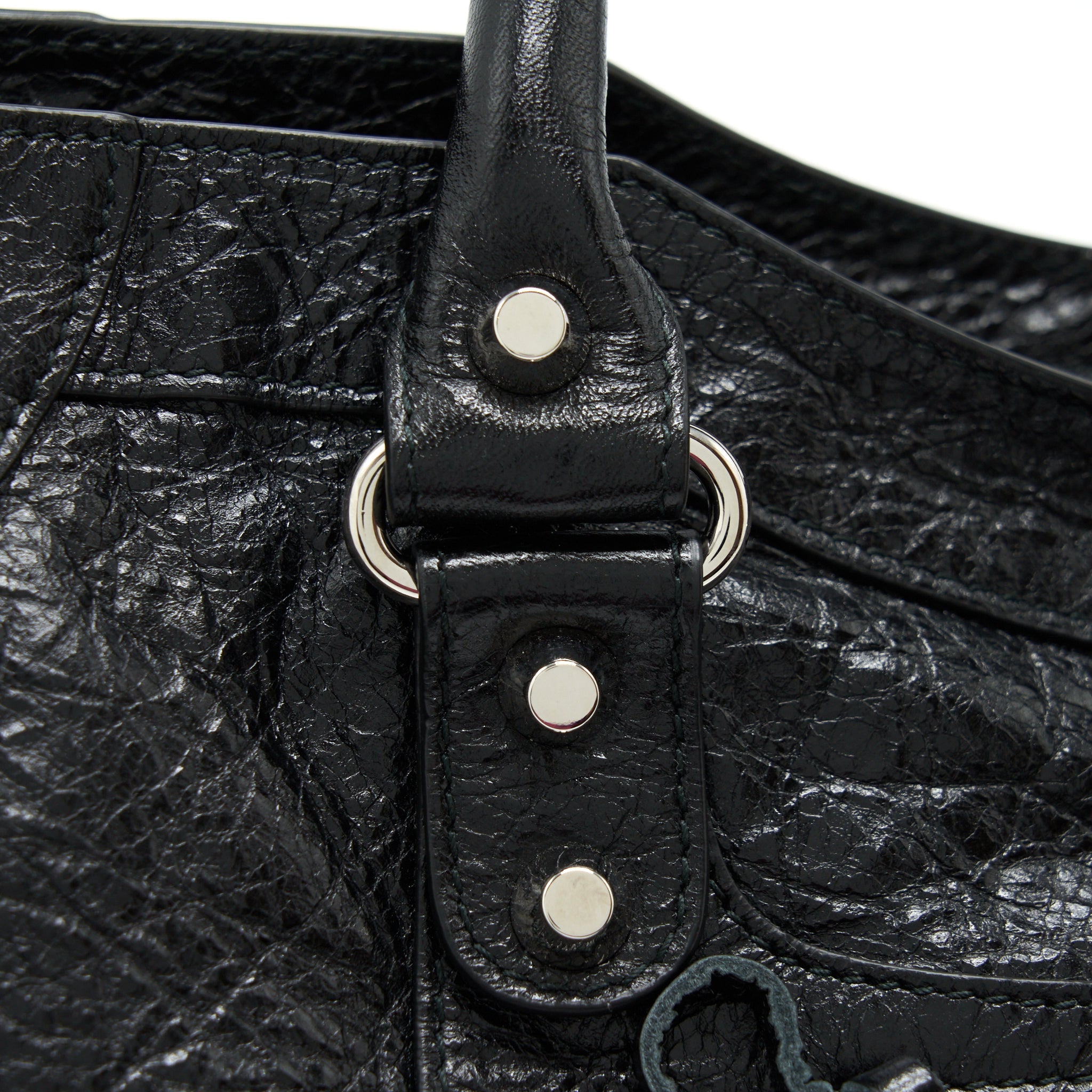 BALENCIAGA CLASSIC CITY BAG BLACK SHW