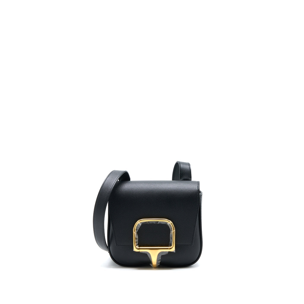 HERMES MINI DELLA CAVALLERIA EPSOM BLACK GHW