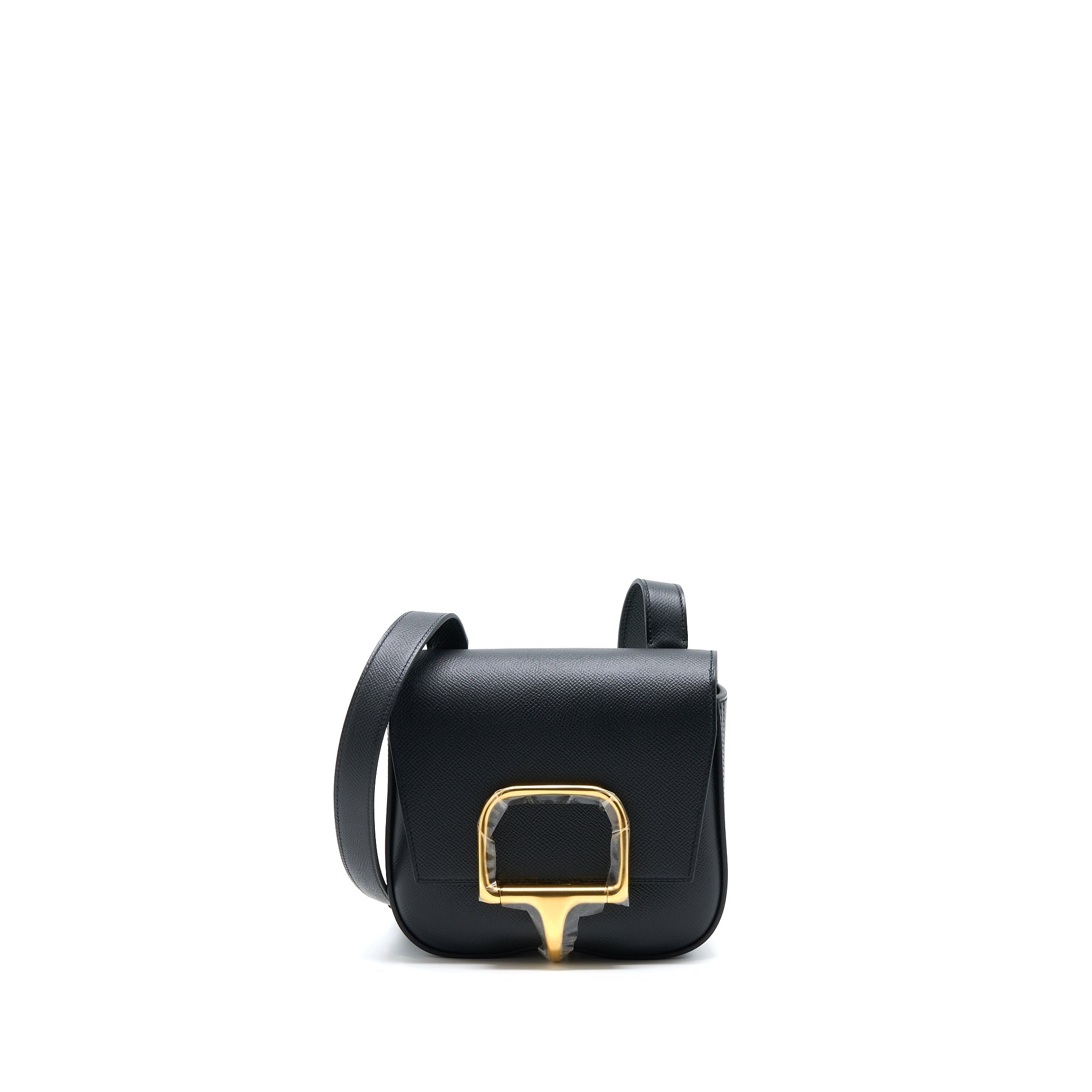 HERMES MINI DELLA CAVALLERIA EPSOM BLACK GHW
