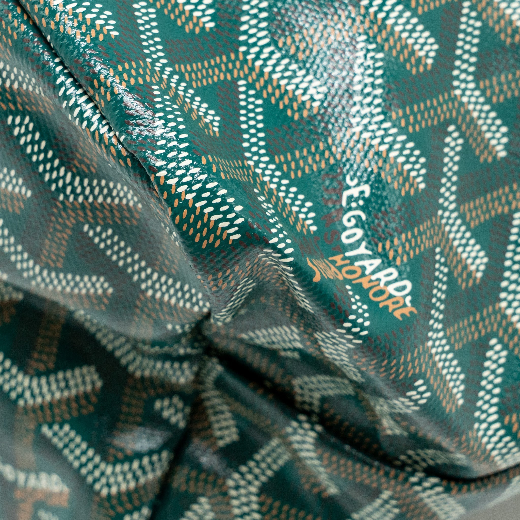 GOYARD BOHEME HOBO PM GOYARDINE CANVAS/CALFSKIN GREEN SHW