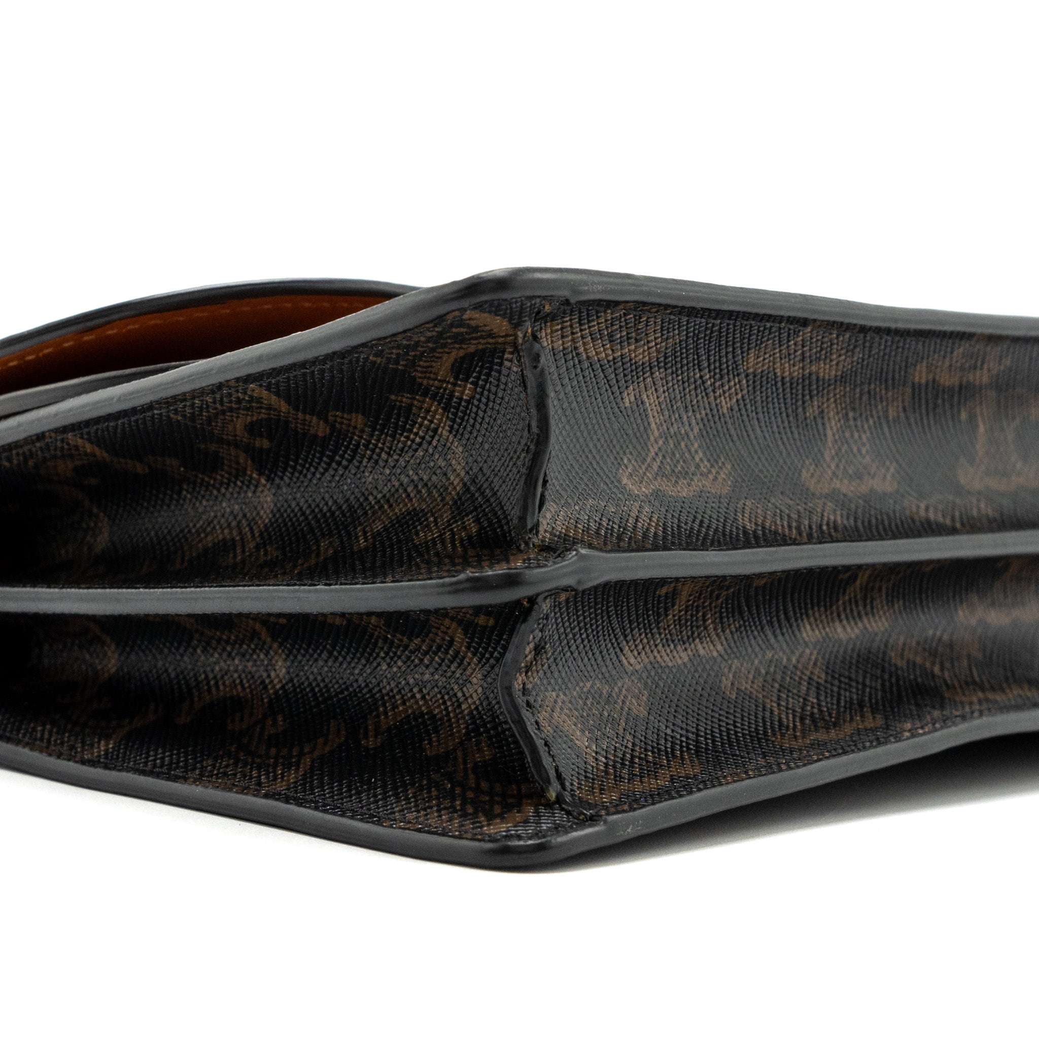 CELINE WALLET ON STRAP TRIOMPHE CANVAS/ LAMBSKIN TAN GHW