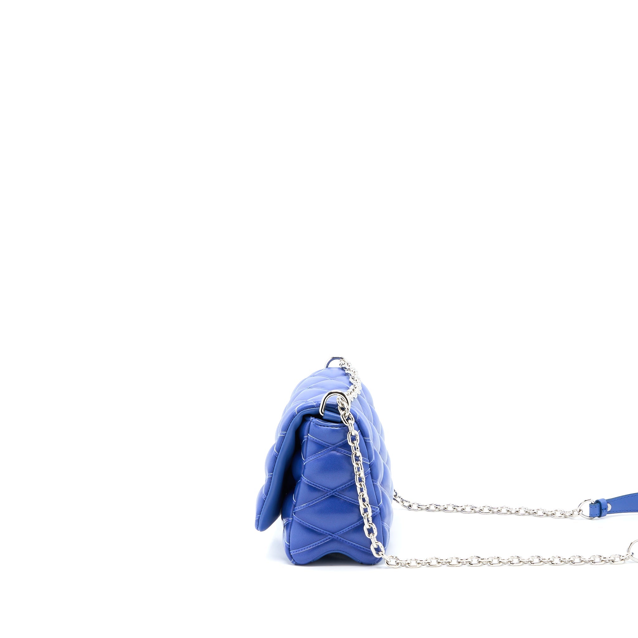 LOUIS VUITTON GO-14 MALLETAGE PM LAMBSKIN BLUE SHW
