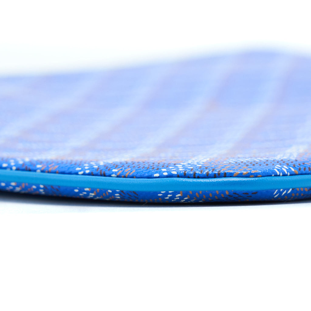 GOYARD SENAT MM POCKET GOYARDINE CANVAS BLUE SHW