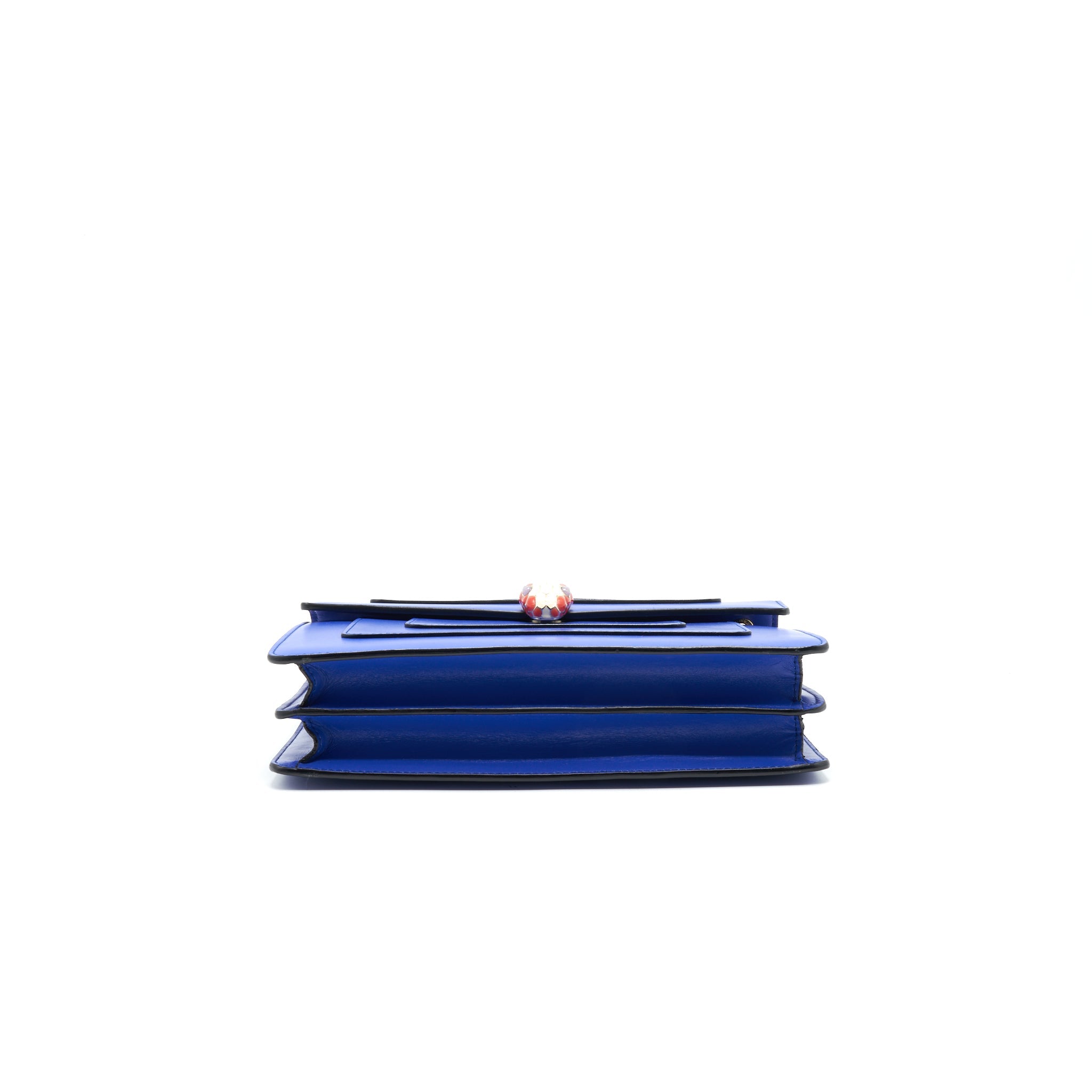 BVLGARI SERPENTI FOREVER SHOULDER BAG IN BLUE GHW