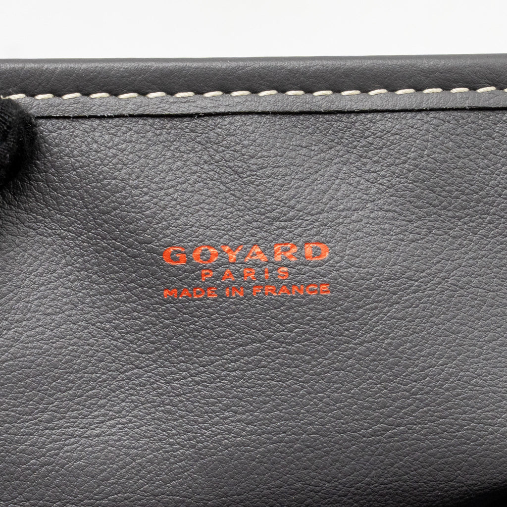 GOYARD MINI ANJOU TOTE BAG GOYARDINE CANVAS GREY SHW