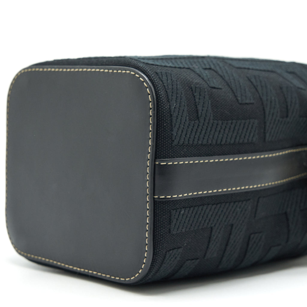 FENDI MON TRESOR BLACK CANVAS BAG