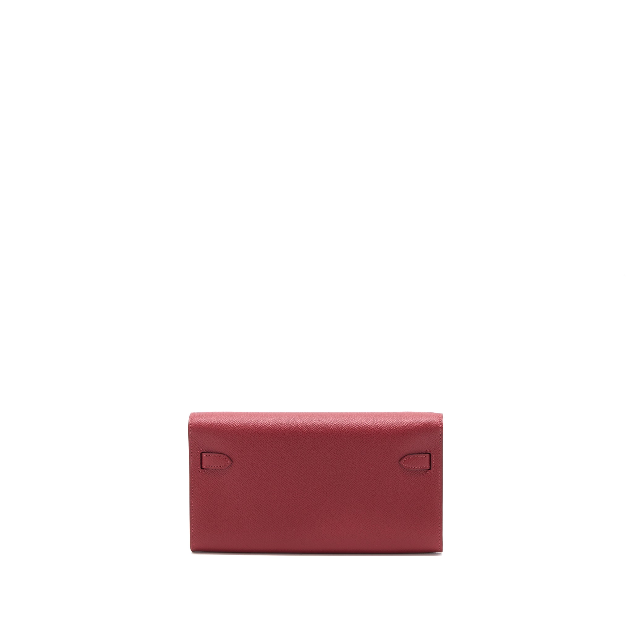 HERMES KELLY TO GO EPSOM K1 ROUGE GRENAT GHW