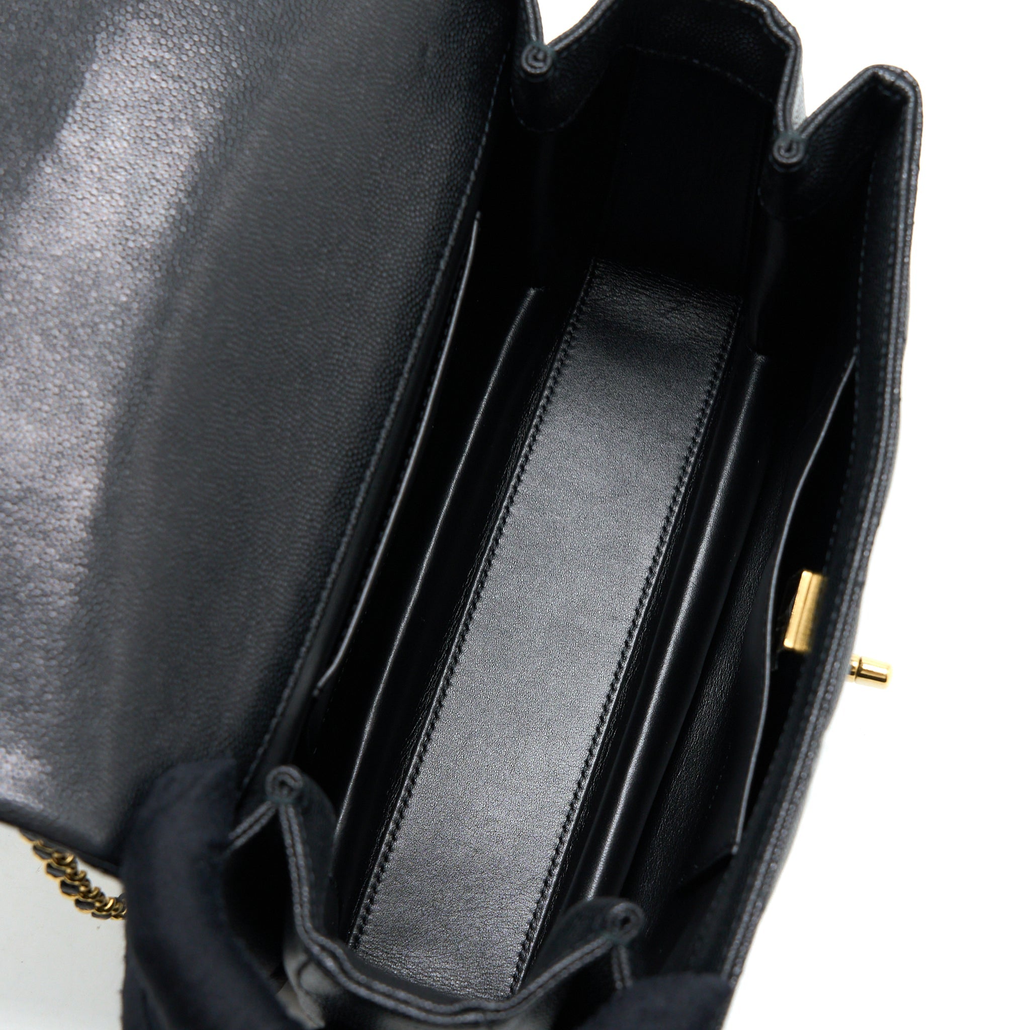 CHANEL 22K COCO FIRST CAVIAR BLACK GHW (MICROCHIP)