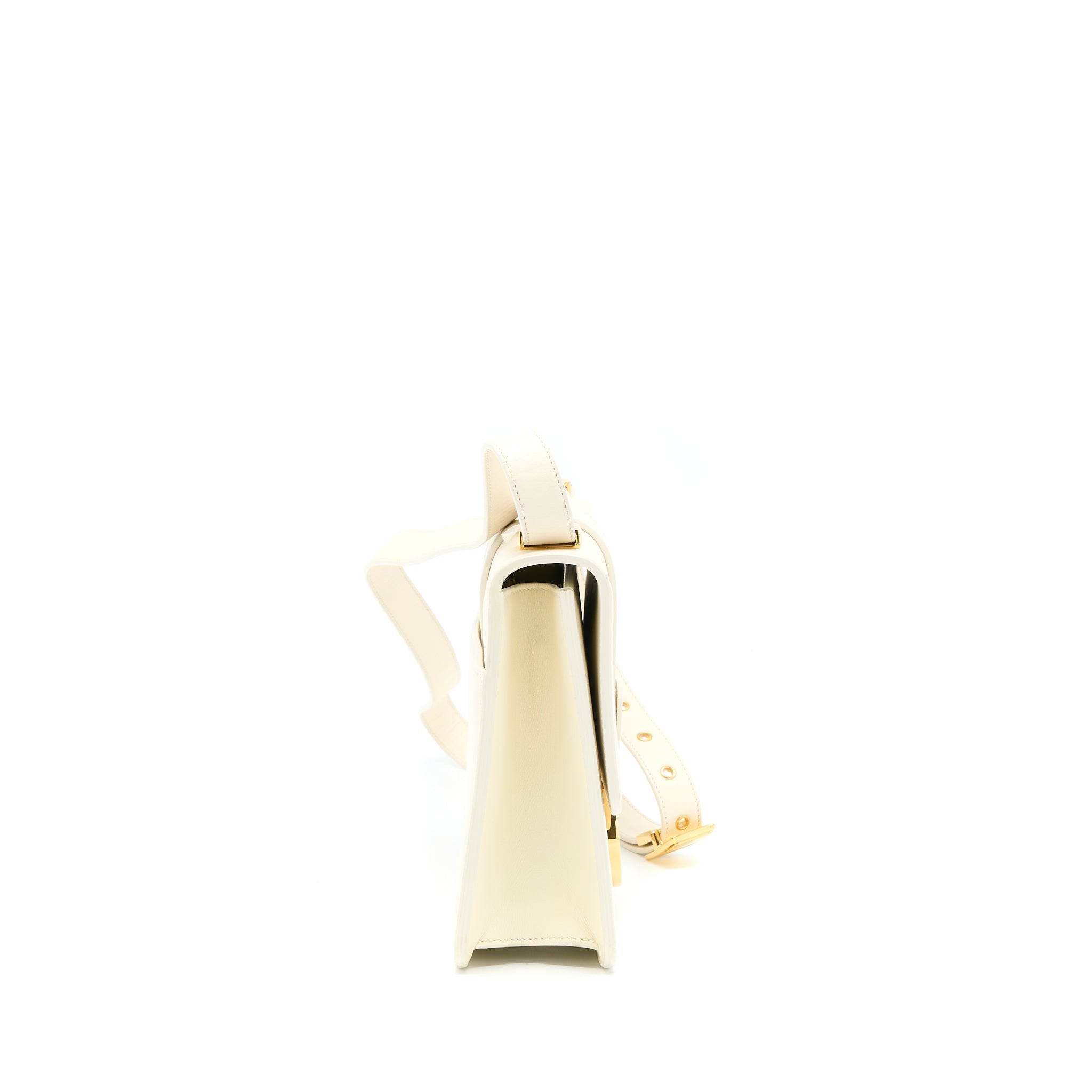 DIOR MEDIUM MONTAIGNE 30 BAG WHITE GHW