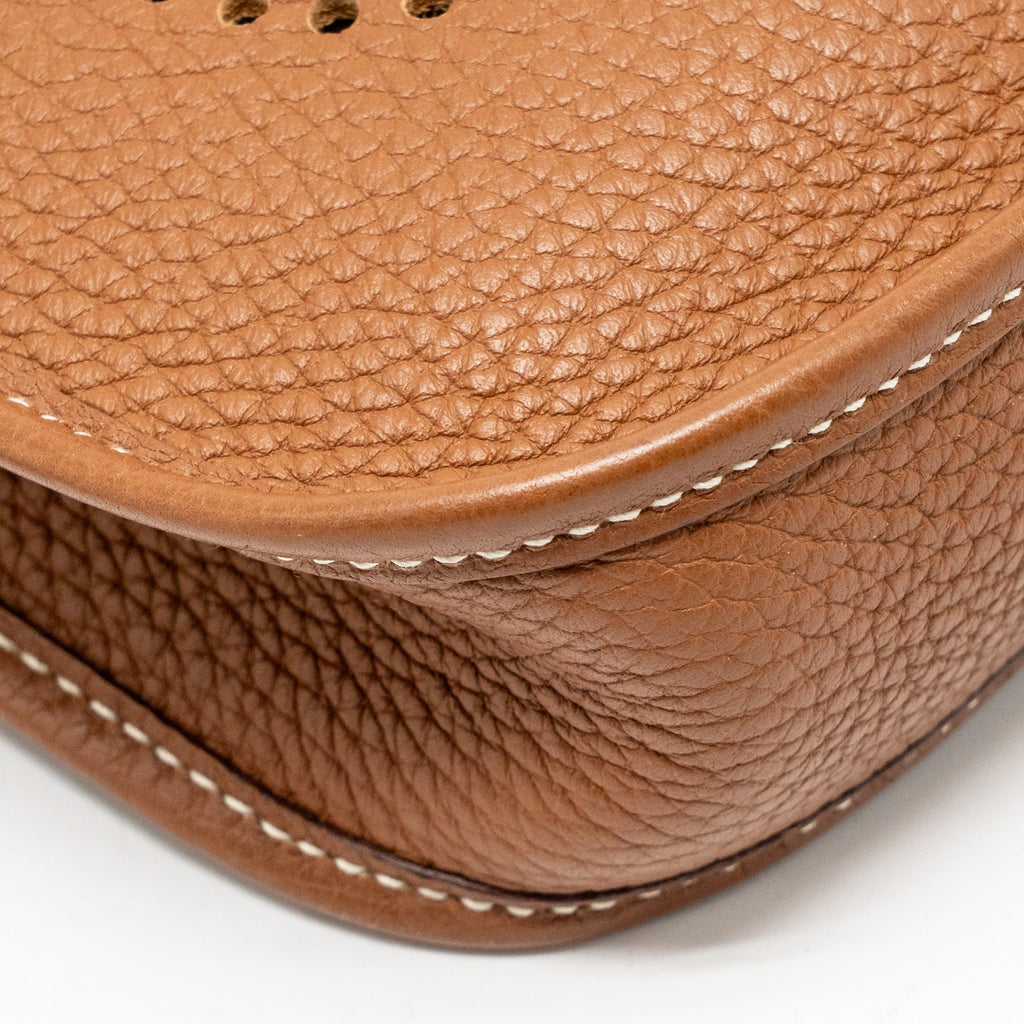 HERMES MINI EVELYNE CLEMENCE GOLD SHW