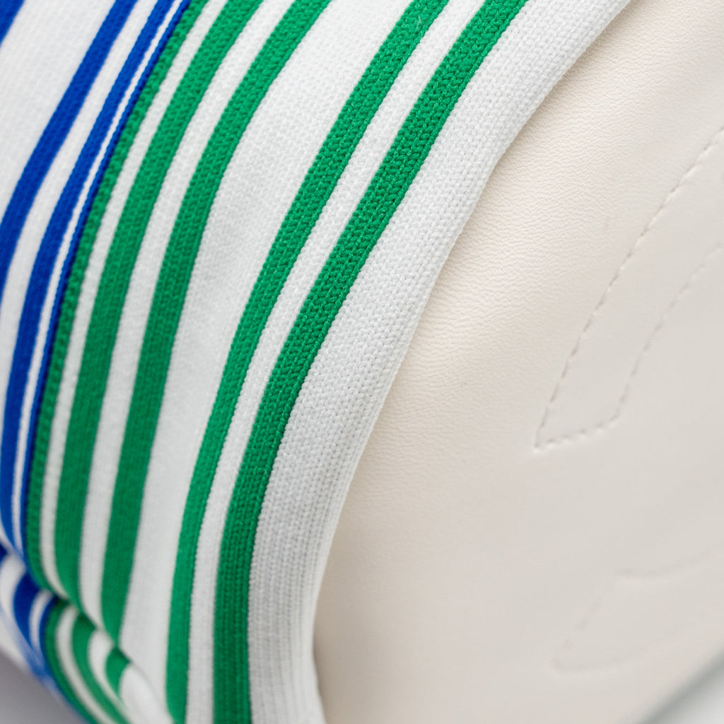 CHANEL VENICE BIARRITZ DRAWSTRING BUCKET BAG FABRIC/LAMBSKIN WHITE/MULTICOLOUR SHW