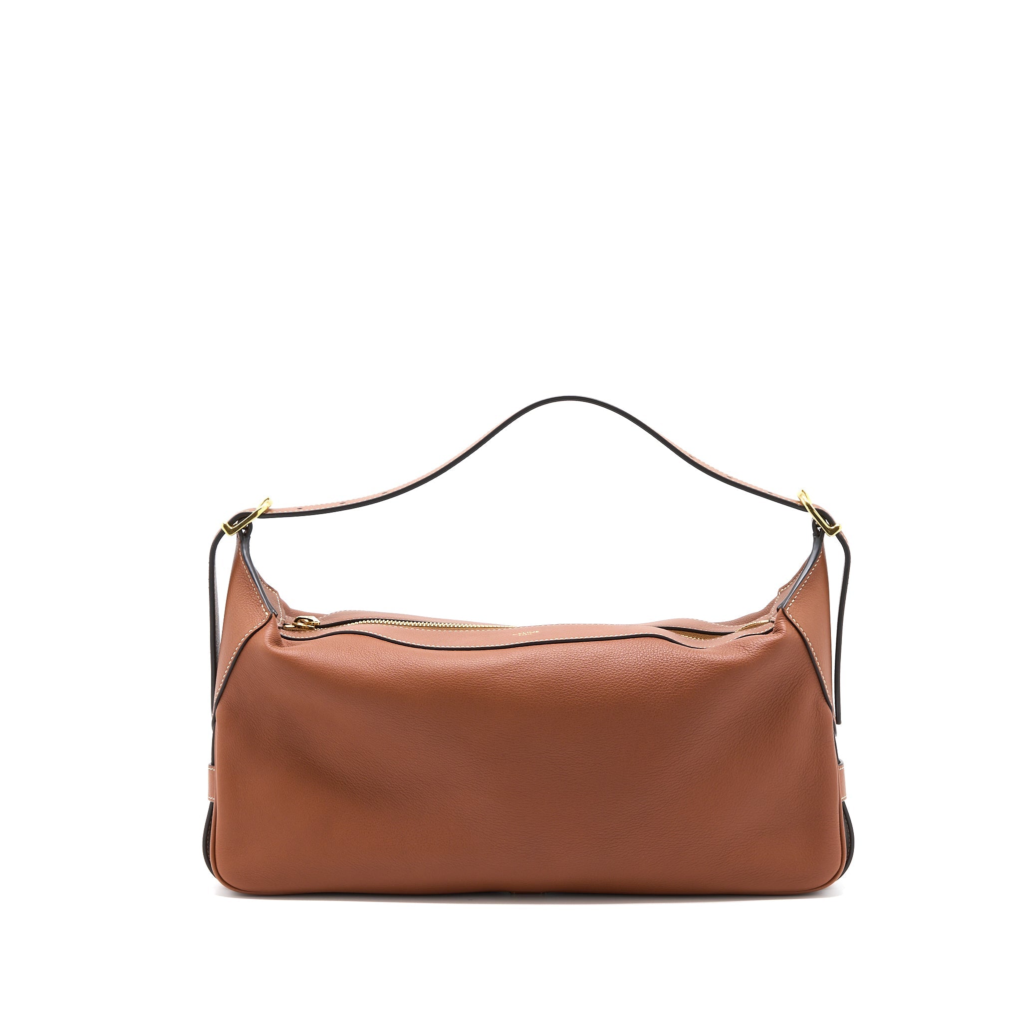 CELINE MEDIUM ROMY BAG IN SUPPLE CALFSKIN TAN GHW