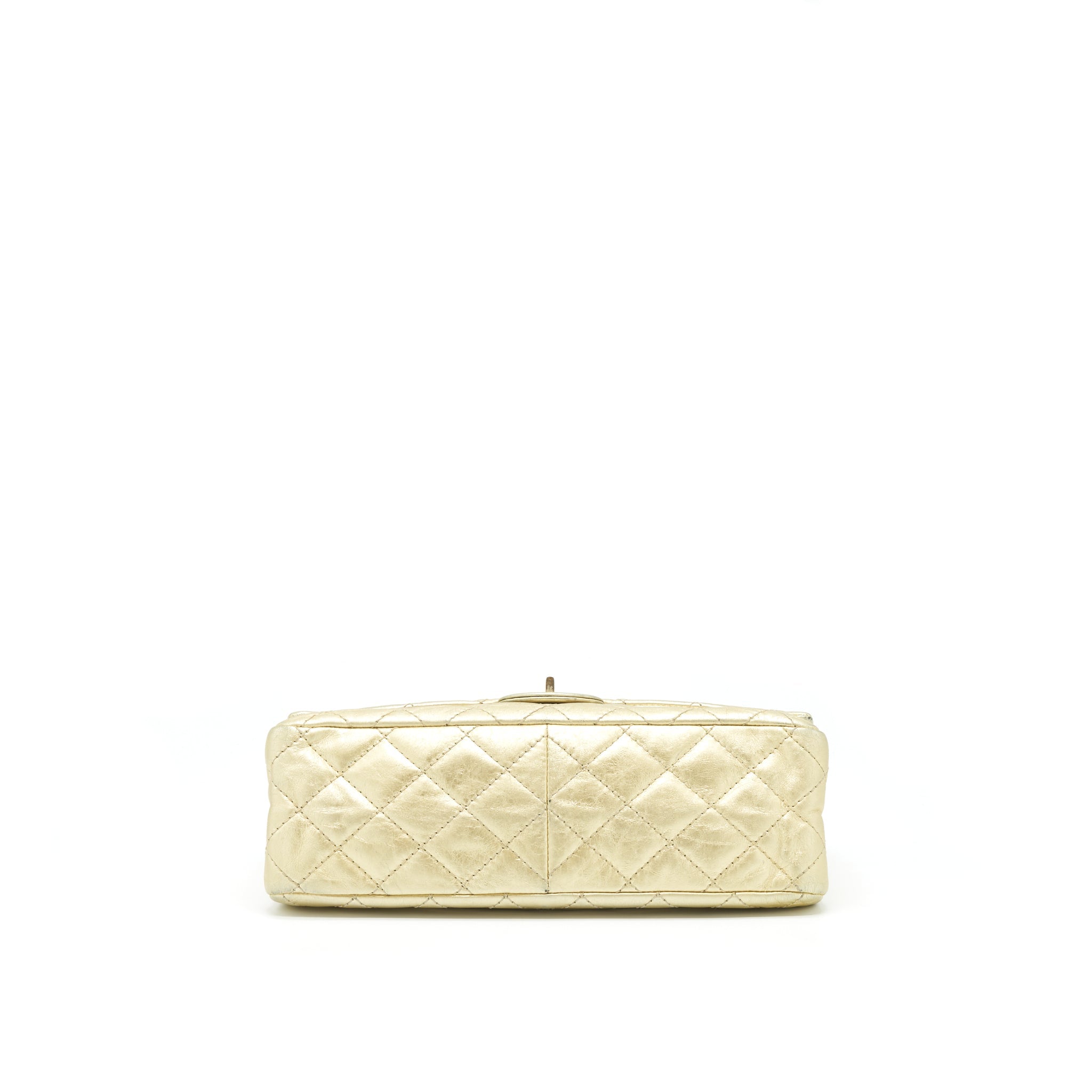 CHANEL 2.55 REISSUE 226 DOUBLE FLAP BAG GOLD GHW