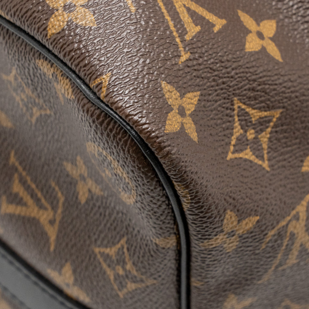 LOUIS VUITTON KEEPALL BANDOULIERE 45 MONOGRAM MACASSAR SHW
