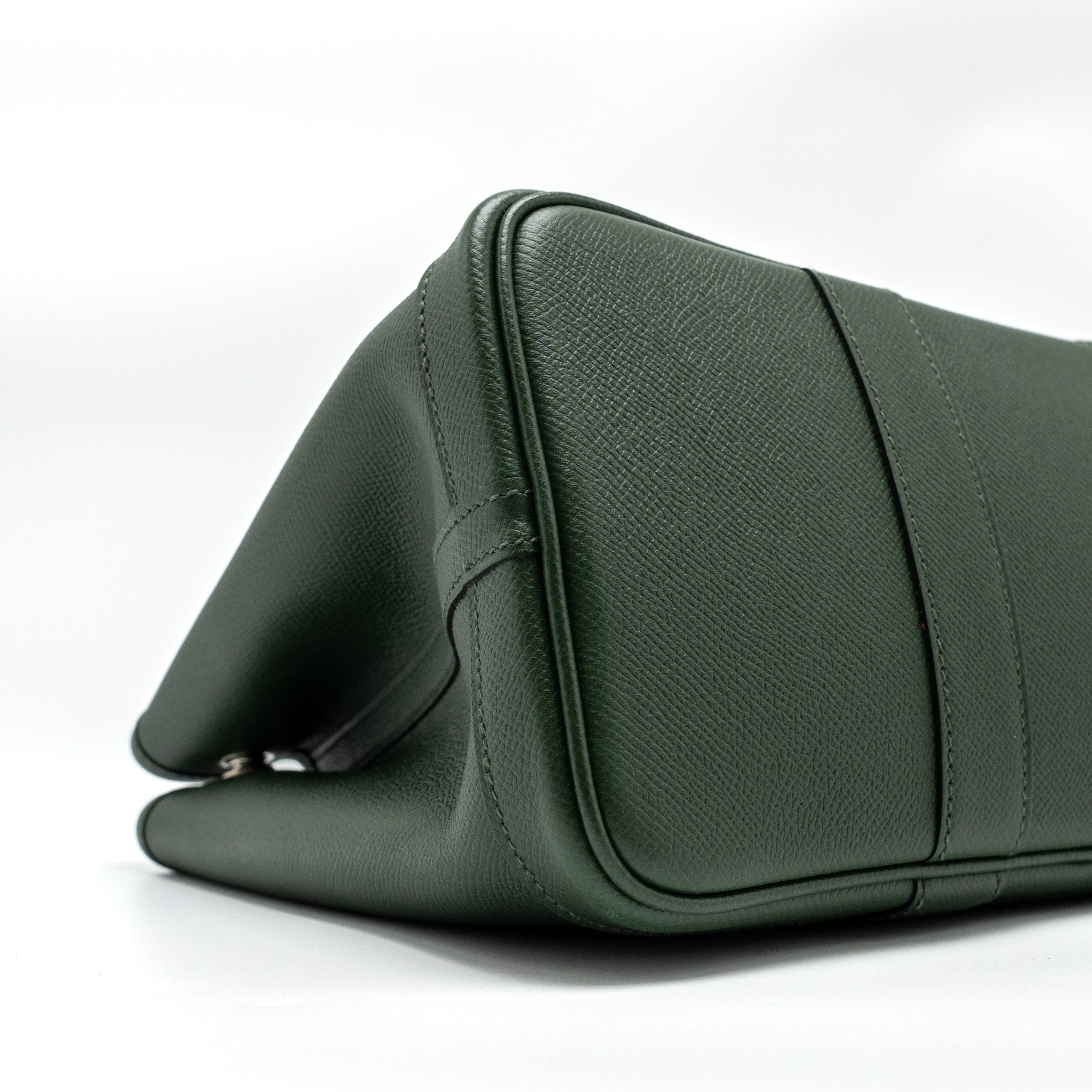 HERMES GARDEN PARTY 30 EPSOM VERT ANGLAIS SHW