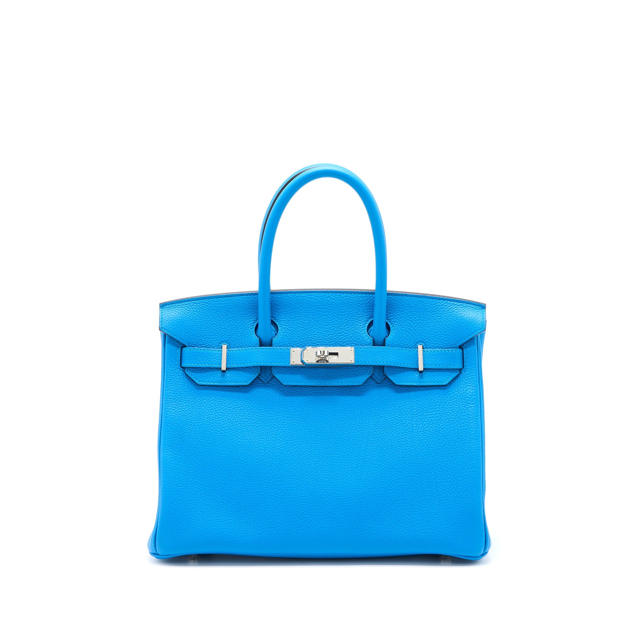 HERMES BIRKIN 30 TOGO BLEU ZANZIBAR/MALACHITE SHW