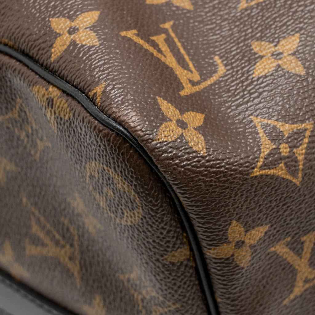 LOUIS VUITTON KEEPALL BANDOULIERE 45 MONOGRAM MACASSAR SHW
