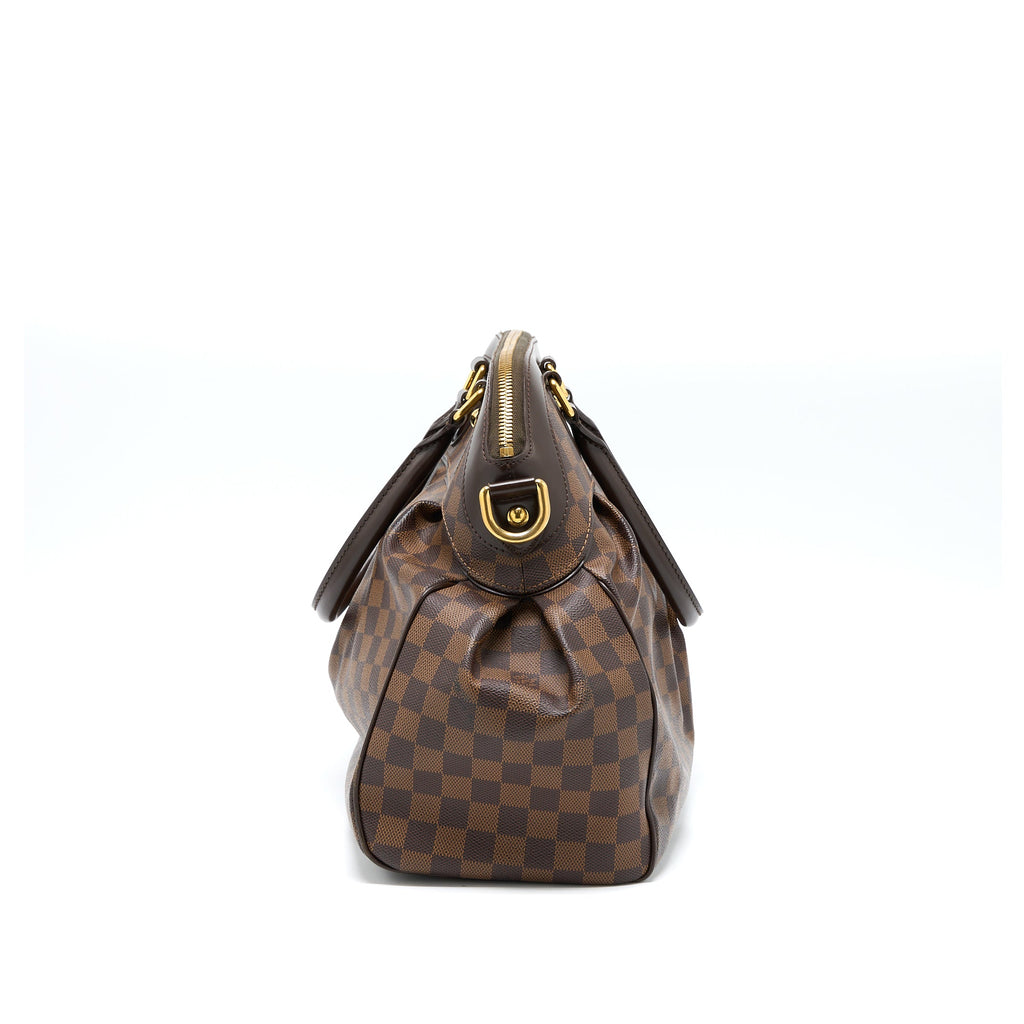 LOUIS VUITTON TREVI BAG DAMIER EBENE CANVAS GHW
