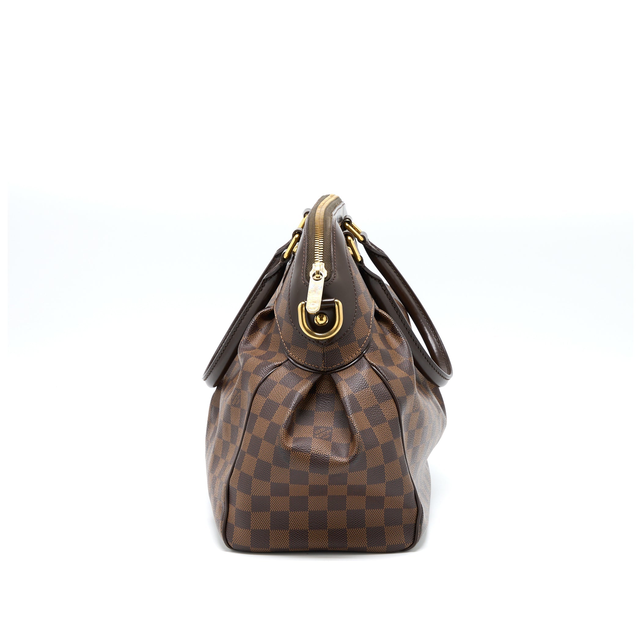 LOUIS VUITTON TREVI BAG DAMIER EBENE CANVAS GHW