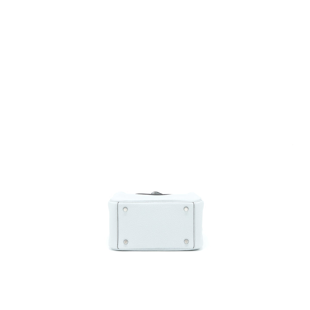 HERMES MINI LINDY CLEMENCE BLUE PALE SHW