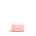 CHANEL 21S MINI RECTANGULAR FLAP BAG LAMBSKIN PINK LGHW