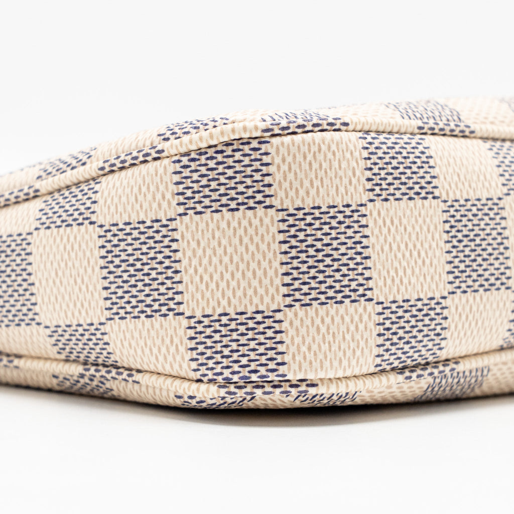 LOUIS VUITTON POCHETTE ACCESSORIES DAMIER AZUR CANVAS GHW