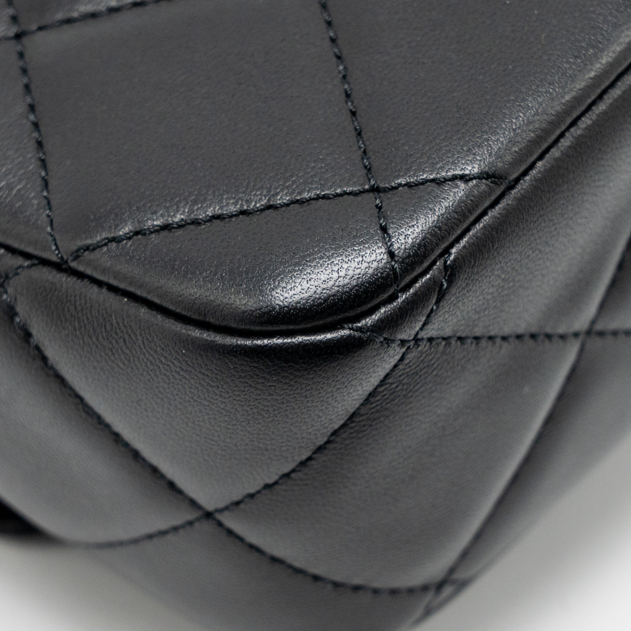 CHANEL MY PERFECT MINI FLAP BAG LAMBSKIN BLACK GHW (MICROCHIP)