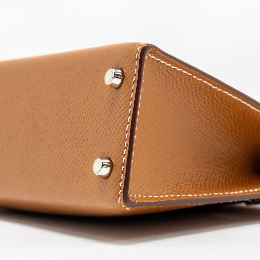 HERMES MINI KELLY II EPSOM GOLD SHW