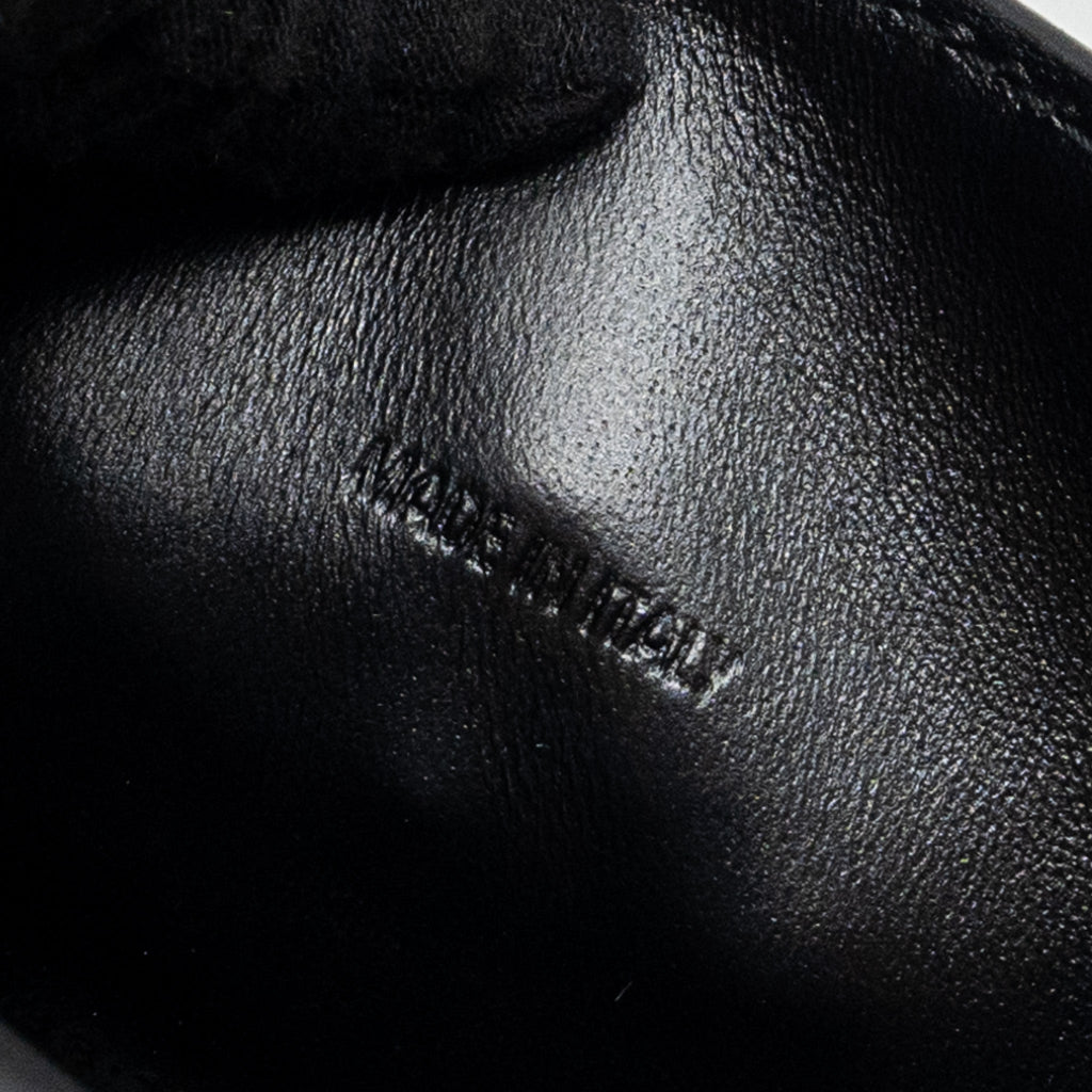 BALENCIAGA HOURGLASS XS HANDBAG CROCODILE EMBOSSED BLACK GHW