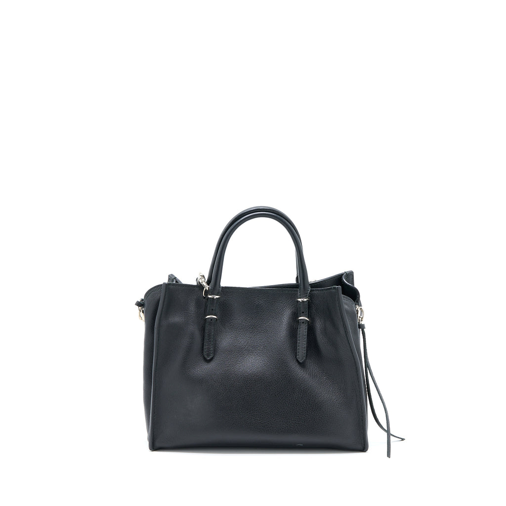 BALENCIAGA PAPIER MINI TOTE BAG BLACK SHW