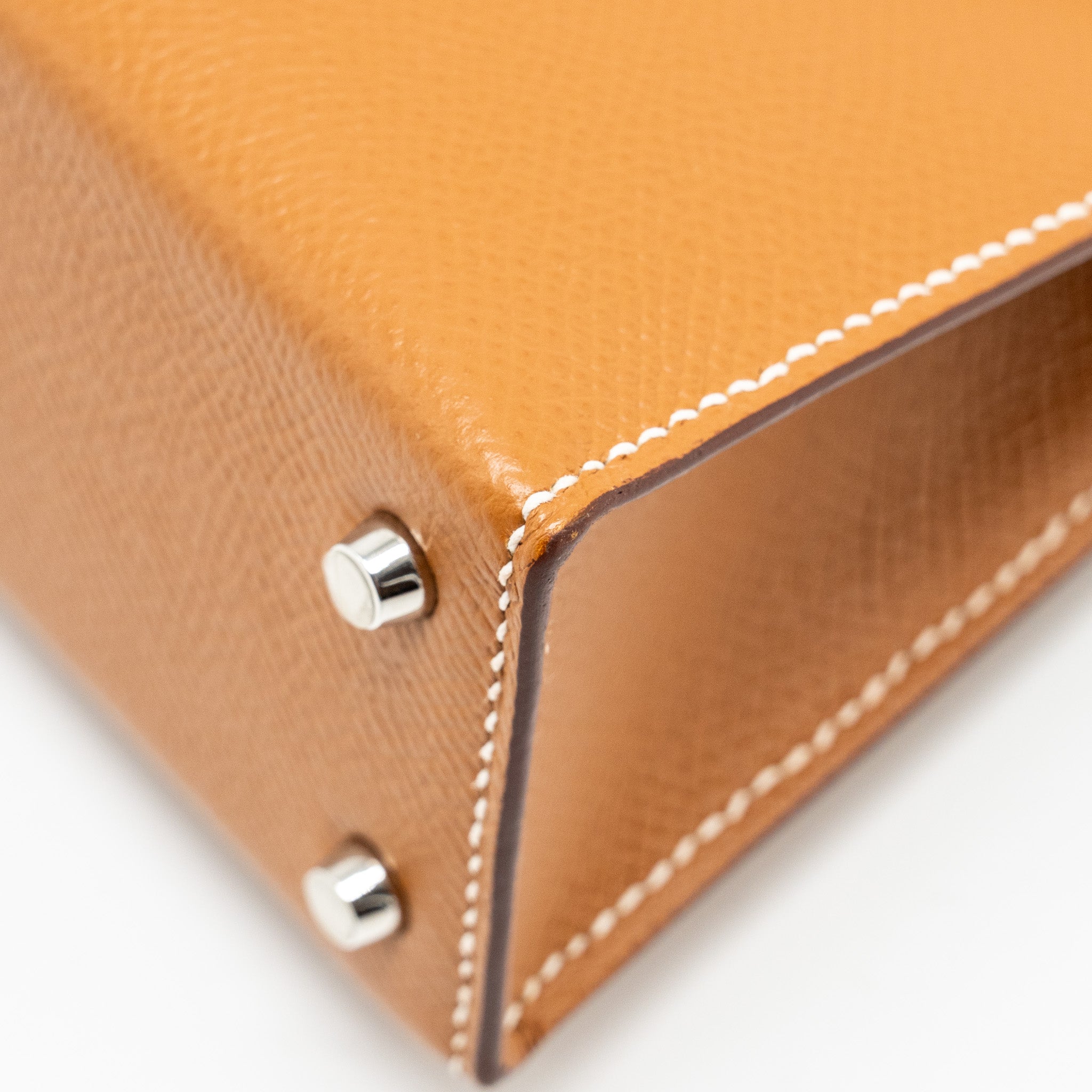 HERMES MINI KELLY II EPSOM GOLD SHW