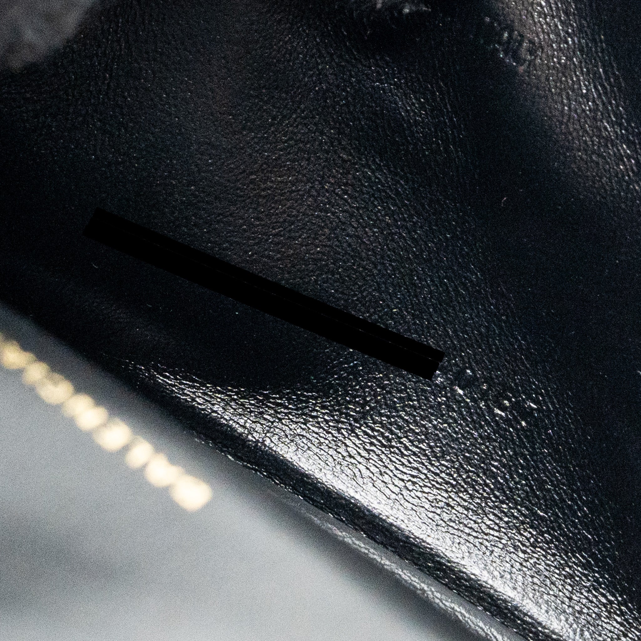 BALENCIAGA HOURGLASS XS HANDBAG CROCODILE EMBOSSED BLACK GHW