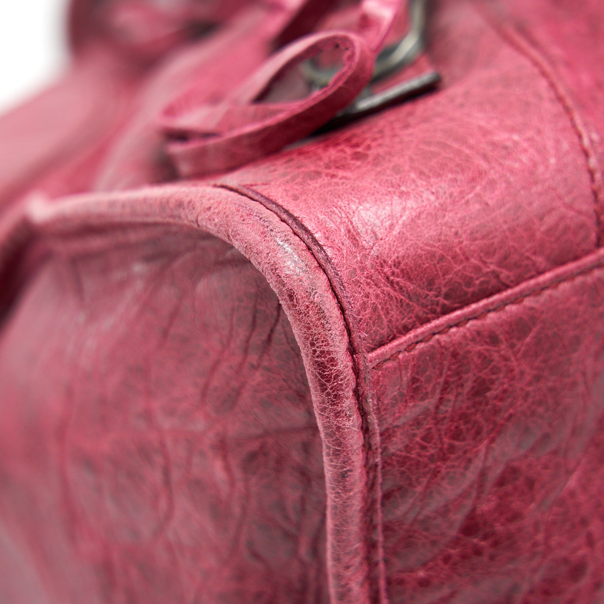 BALENCIAGA CLASSIC CITY BAG DARK RED