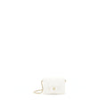 CHANEL 21B CARD HOLDER ON CHAIN CAVIAR WHITE LGHW