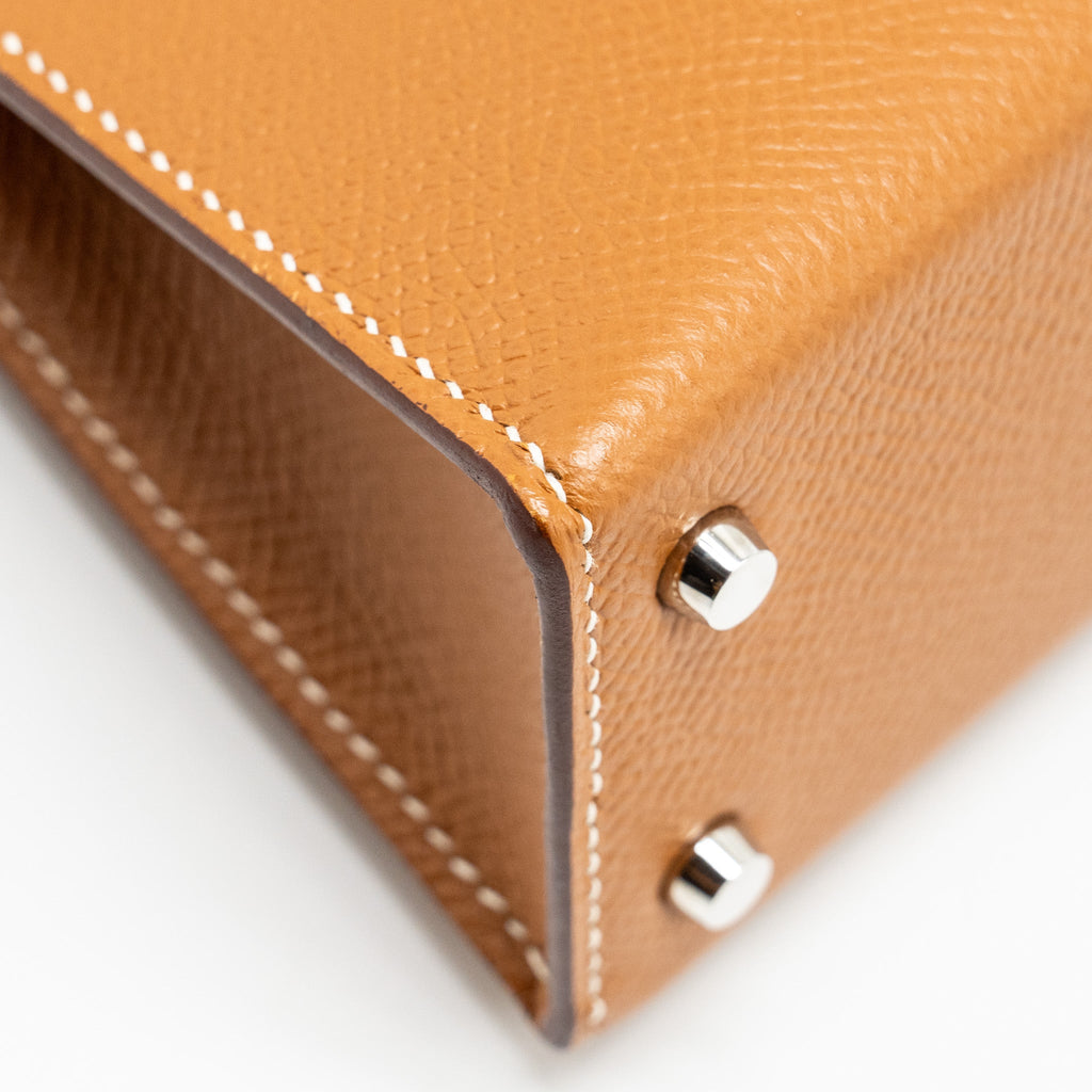 HERMES MINI KELLY II EPSOM GOLD SHW