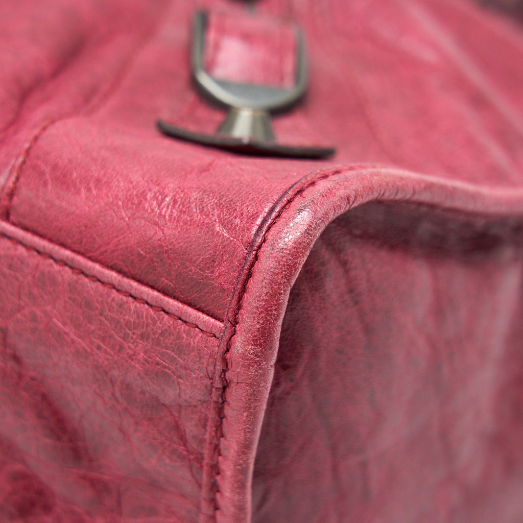BALENCIAGA CLASSIC CITY BAG DARK RED