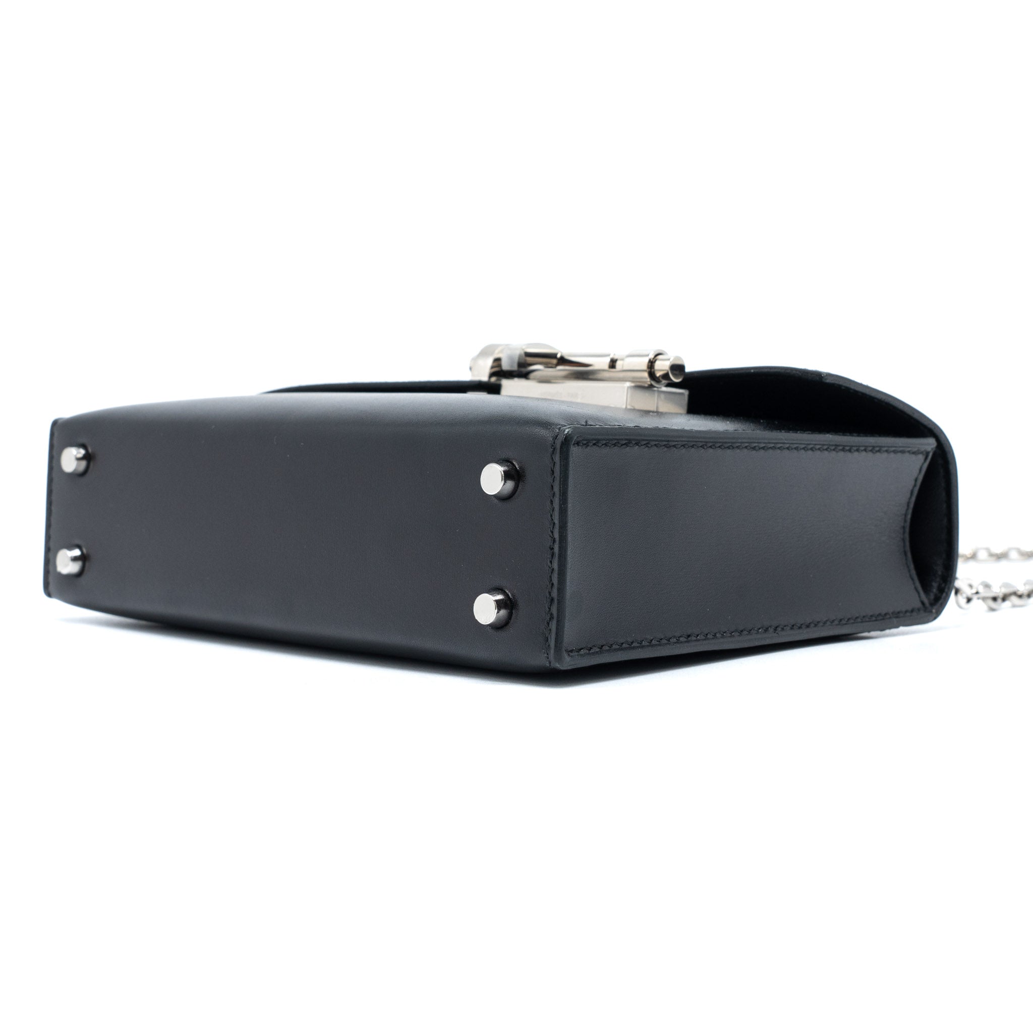 HERMES MINI VERROU BOX BLACK SHW