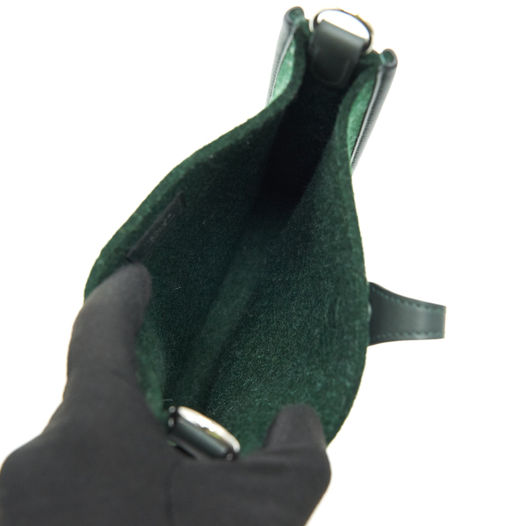 HERMES MINI EVELYNE VERT ANGLAIS/ VERT FONCE SHW