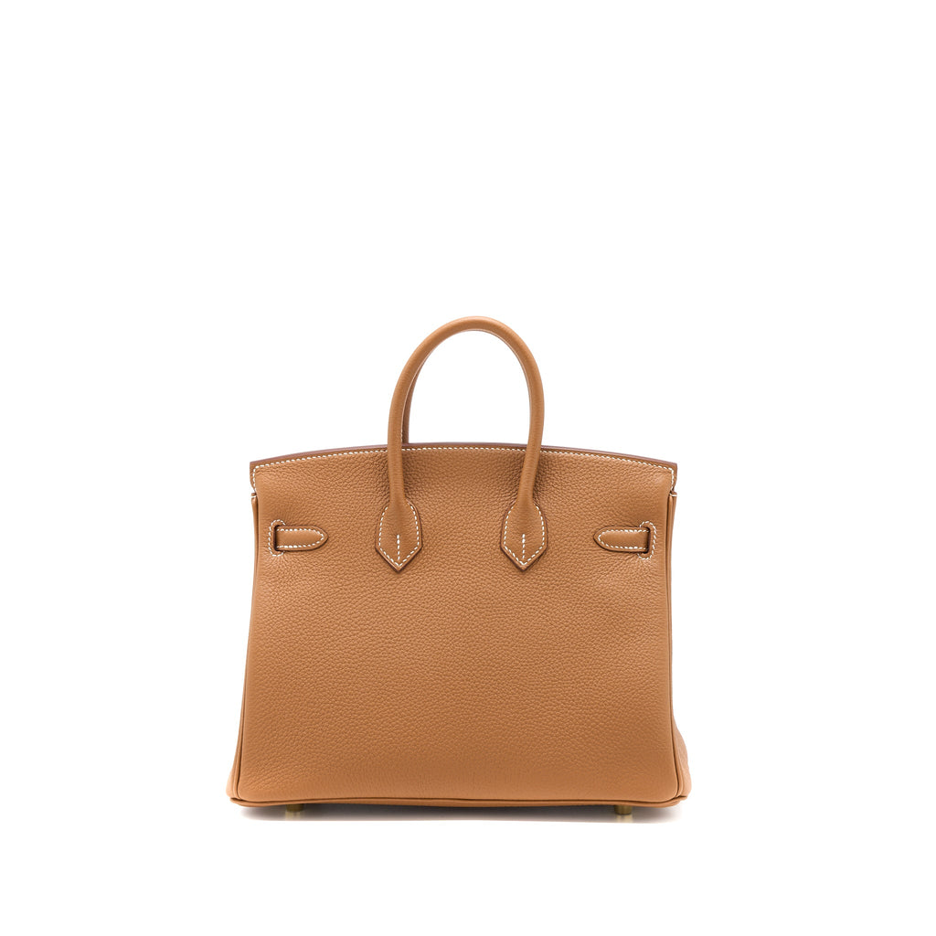 HERMES BIRKIN 25 TOGO GOLD WITH GHW