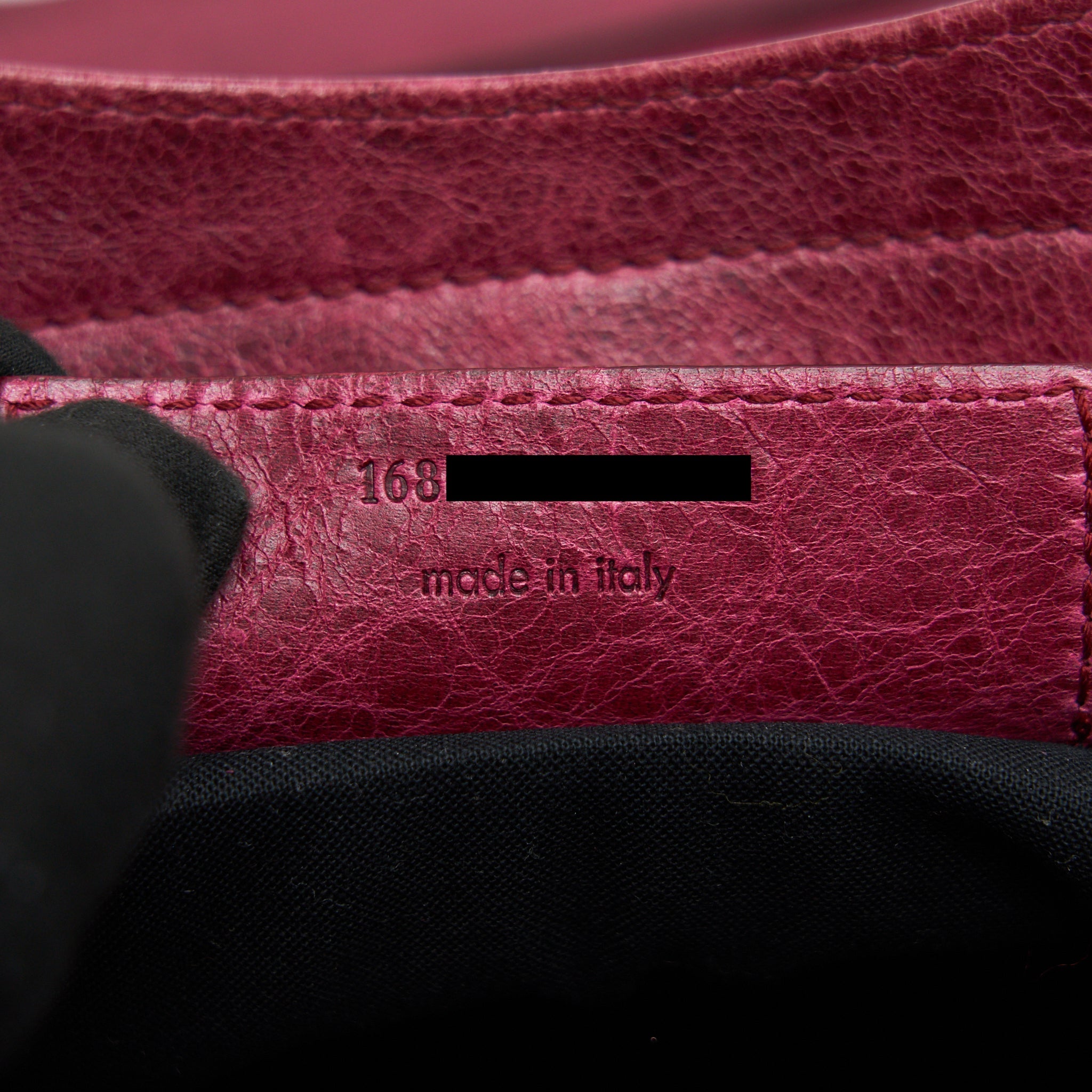 BALENCIAGA CLASSIC CITY BAG DARK RED