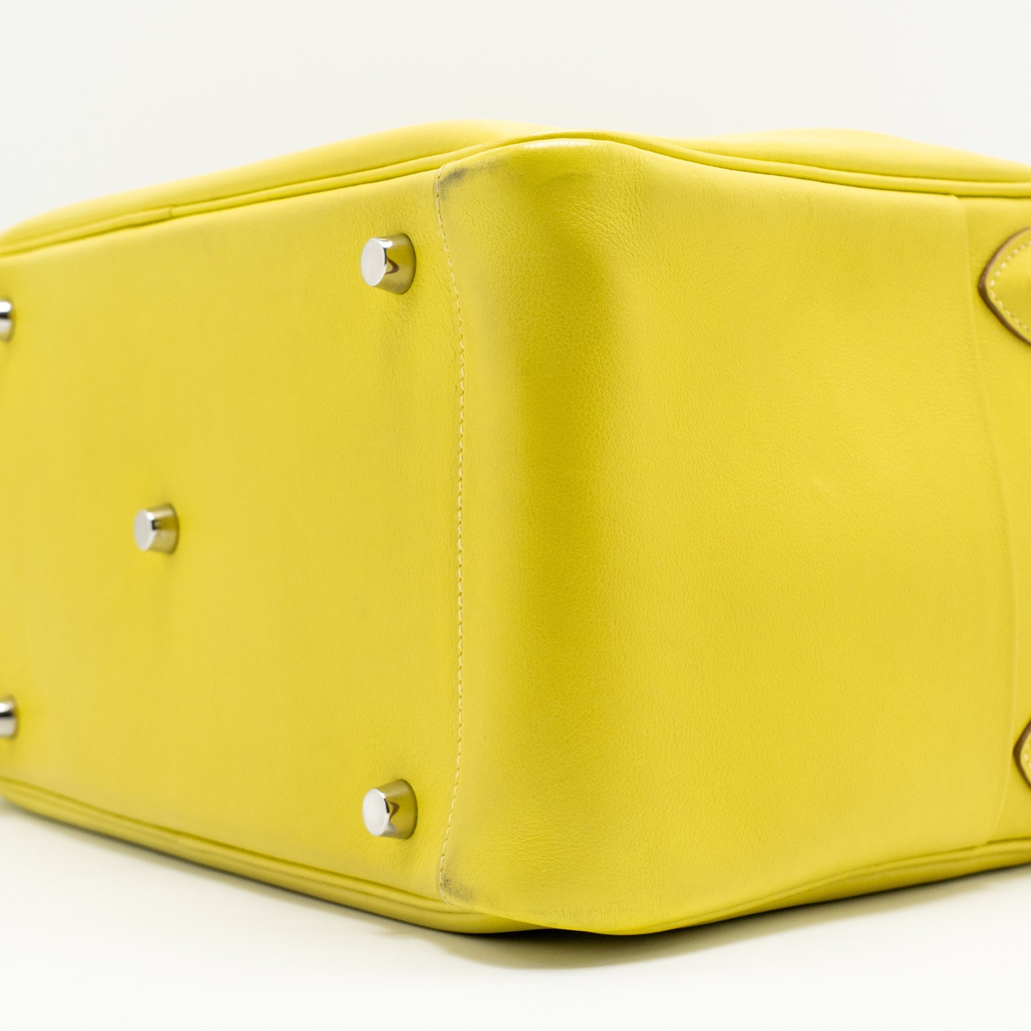 HERMES LINDY 30 SWIFT LIME SHW SQUARE O