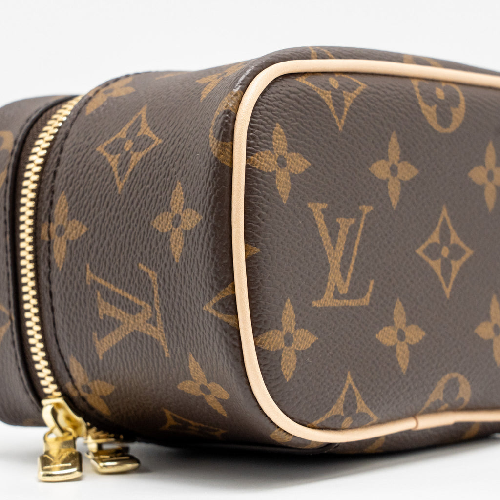 LOUIS VUITTON NICE NANO MONOGRAM CANVAS GHW