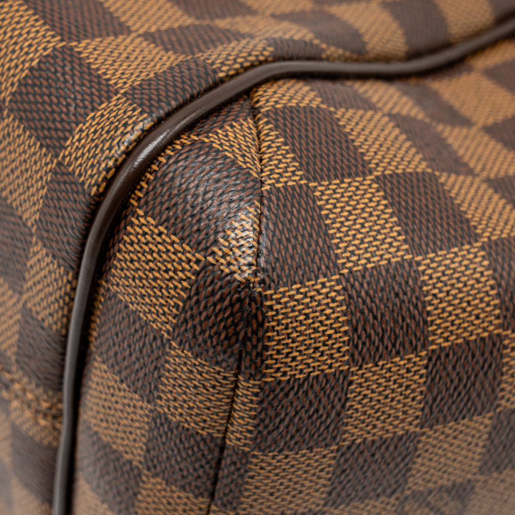 LOUIS VUITTON TOTALLY PM TOTE BAG DAMIER EBENE CANVAS GHW