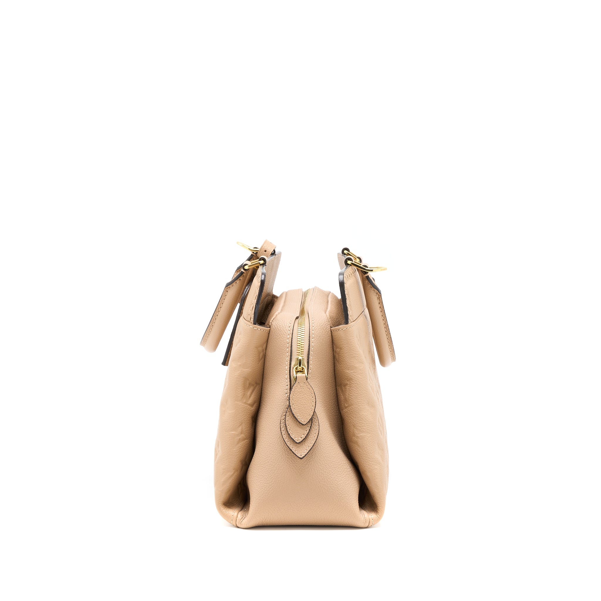 LOUIS VUITTON VOSGES MM MONOGRAM EMPREINTE DARK BEIGE GHW