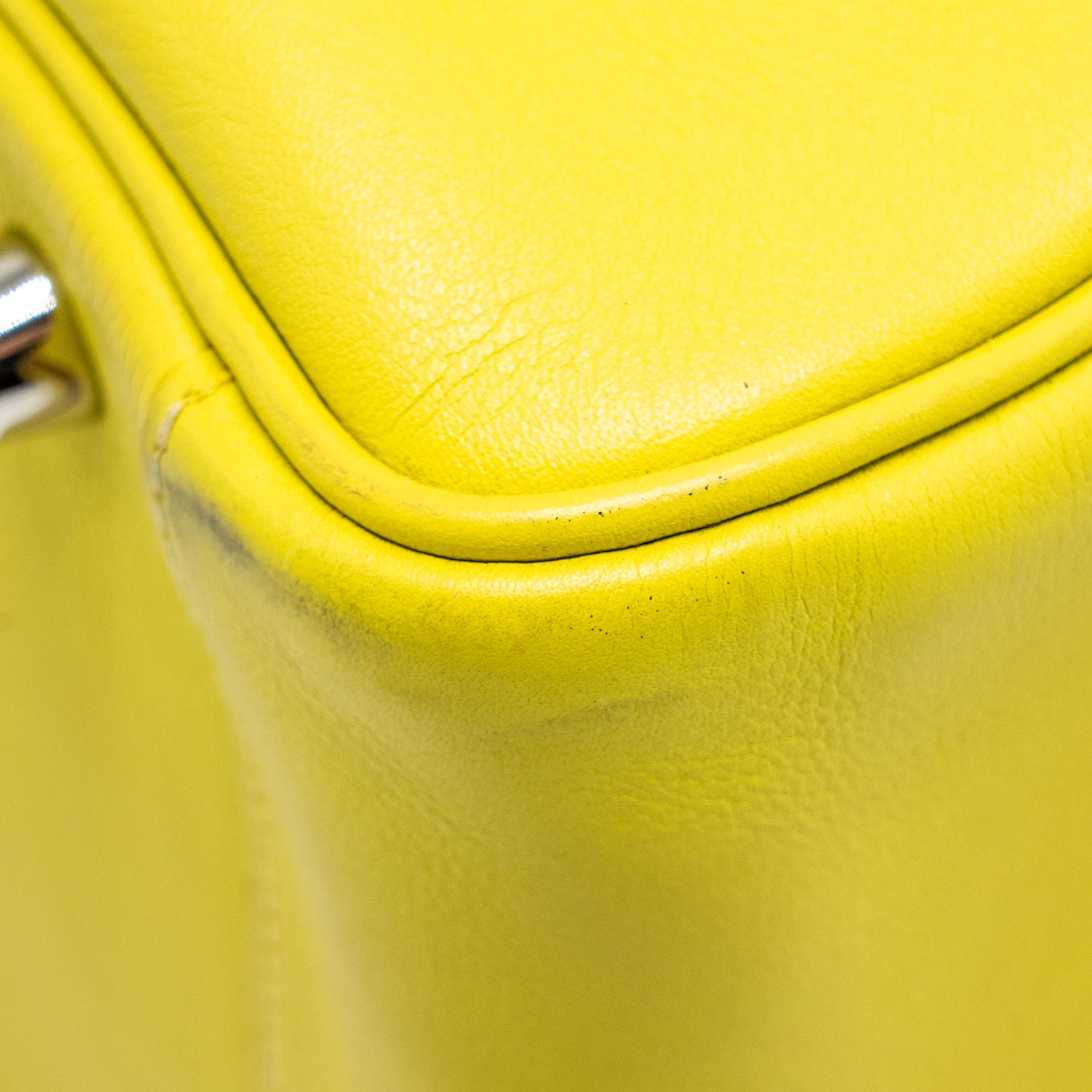 HERMES LINDY 30 SWIFT LIME SHW SQUARE O