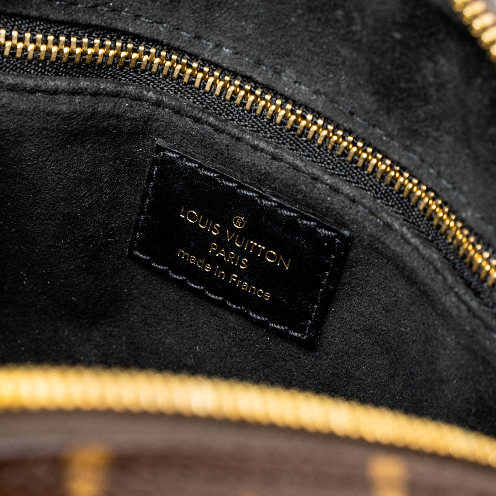 LOUIS VUITTON PETITE MALLE SOUPLE MONOGRAM CANVAS BLACK GHW (NEW VERSION)