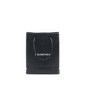 BALENCIAGA TOP HANDLE SHOPPING TOTE BAG CALFSKIN BLACK SHW