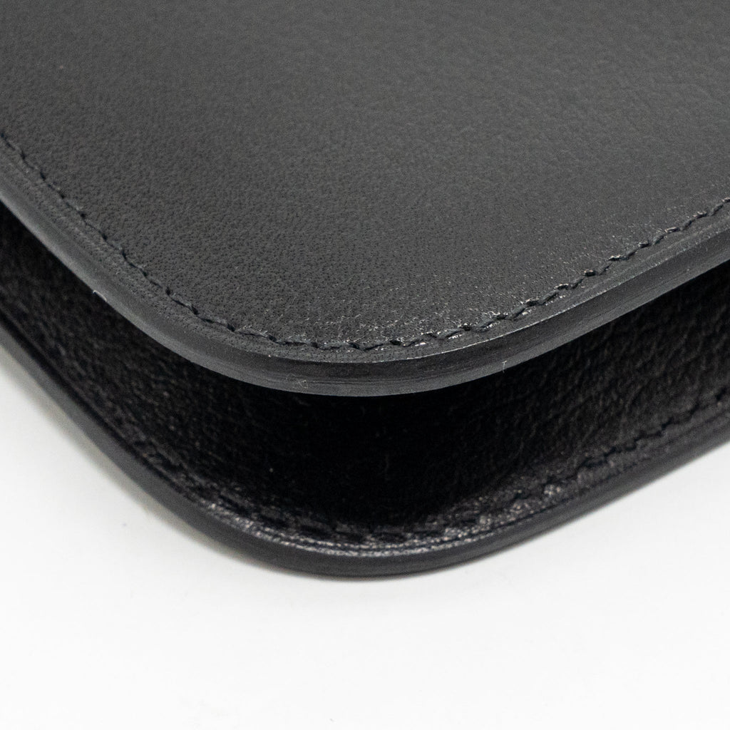 HERMES ZIPENGO CHAINE D’ANCRE TO GO POUCH EVERGRAIN CALFSKIN BLACK SHW