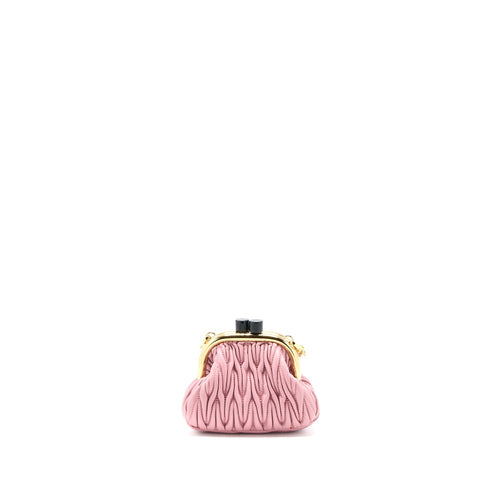 MIU MIU MIU BELLE MINI BAG NAPPA PINK GHW